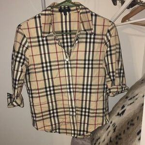 Burberry button down shirt